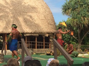 Samoa fire dancers