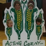 acting corny